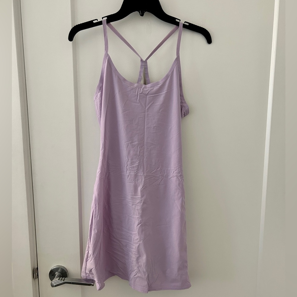 outdoor voices exercise dress lavender size s